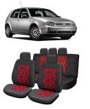 Cumpara ieftin Set Huse scaune auto VW GOLF IV (1997 - 2004) Rosu