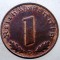 2.575 GERMANIA WWII 1 REICHSPFENNIG 1939 D XF/AUNC