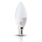 Bec LED Smart 6W, lumanare, E14, RGB, 480 lumen Wifi+Bluetooth, Pulsar