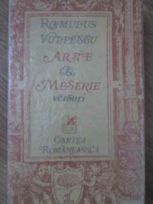 ARTE &amp;amp; MESERIE VERSURI-ROMULUS VULPESCU-232315 foto