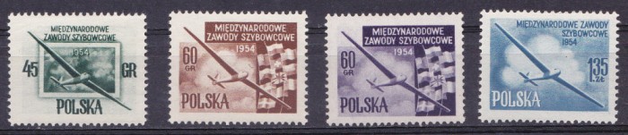 TSV % - 1954 MICHEL 851-854 POLONIA, MNH/** LUX
