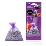 Odorizant auto parfumant cu aroma de fructe de padure, tip saculet