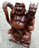 Superbă sculptura de dimensiuni impresionante lucrare dintr-o singură bucata de lemn