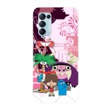 Husa compatibila cu Oppo A55, Viceversa, model Foster Home family, Silicon, TPU, Transparent, Carcasa