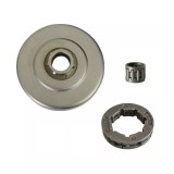 Cumpara ieftin Oala ambreiaj + rotita motrica + colivie compatibil Husqvarna 362, 365, 371, 372, 570, 575 &ndash; 3/8 7Z (5 piese)