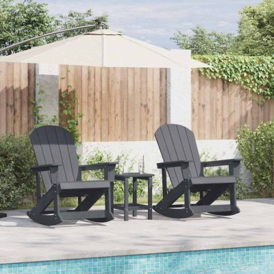 Fotolii Adirondack Marmite 2 pcs Gri deschis HDPE foto
