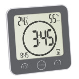 Ceas digital cu timer si termohigrometru pentru bucatarie si baie TFA 60.4001.10 Children SafetyCare