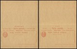 Switzerland - Postal History Rare Old Postal stationery + Reply UNUSED DB.174