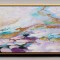 Tablou pictat manual Peisaj primii zori ai diminetii 110x50cm pictura veritabila