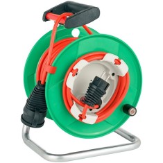 Prelungitor cu tambur pentru exterior Brennenstuhl Garant G, 1 priza, IP44, protectie la supraincalzire, cablu H05VV-F3G1.5, 38+2m