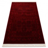 ORIENT 5365 covor visiniu / negru Cadru, oriental, cu franjuri, 200x290 cm