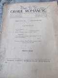 Graiul Romanesc Anul II Nr. 12 Decembrie 1928 Revista Veche Romana Tiparul Cartea Romaneasca