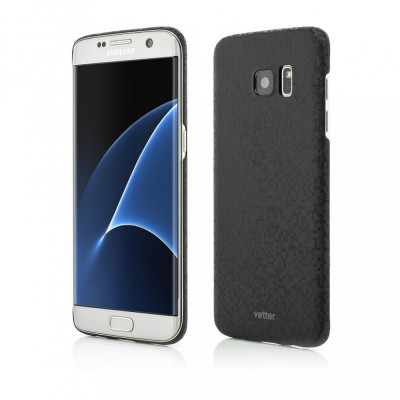 Husa Vetter pentru Samsung Galaxy S7 Edge, Smart Case Pixel FX, Ultra Slim, Negru foto