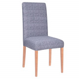 Husa scaun bucatarie, spandex, dimensiune universala, albastru, Springos