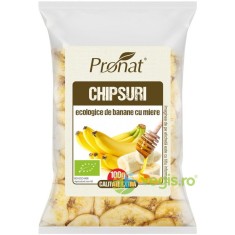 Chipsuri de Banane cu Miere Ecologice/Bio 100g