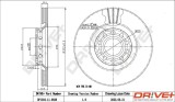 Dr!ve+ DP1010.11.0838 Disc frana