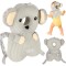 Protector Reglabil pentru Cap, Perna Anticadere pentru Copii, Model Koala
