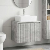 Cumpara ieftin Dulap pentru Chiuveta de Baie Gri Beton 62,5 x 44,5 x 80 cm