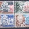 DB1 Exploratori ai Pacificului cu Corabii 1973 Wallis &amp; Futuna 4 v. MNH