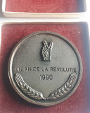Romania - Medalie - Un an de la Revolutie - Timisoara