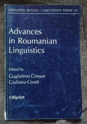 A. Cornilescu - Romanian Genitive Constructions - cu o dedicatie indescifrabila foto