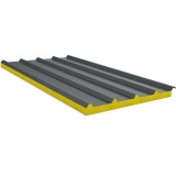 Cumpara ieftin Panou Sandwich Acoperis, Vata Minerala, Grosime 100Mm / 6 Metri