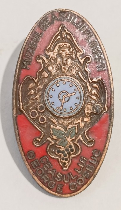 INSIGNA MUZEUL CEASURILOR PLOIESTI CEASUL LUI GEORGE COSBUC CEAS ( CITITI DESCRIEREA )
