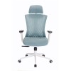 Scaun birou ergonomic Mirpol Ergomax, rotativ, ajustabil, material textil, patina, suporta 120kg, cu roti