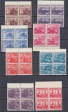 ROMANIA 1943 LP 156 I CENTENARUL ARTILERIEI SERIA IN BLOC DE 4 TIMBRE MNH, Nestampilat