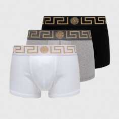 Versace boxeri 3-pack barbati, culoarea alb