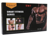 Monlove Smart Fitness Series Aparat Electrostimulare Muschi 5 in 1 (Fesieri + Aparat pentru Abdomen, Brate, Aparat cervical) Anticelulitic, Pentru Ton