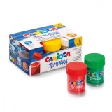 Set 6 culori acuarele, Carioca, Tempera, 25 ml