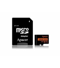 Card microSDXC UHS-I U3 V30 A2 Apacer 128GB R100 cu adaptor SD AP128GMCSX10U8-R