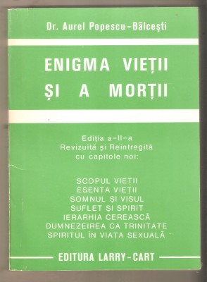 Aurel Popescu-Balcesti-Enigma vietii si a mortii foto