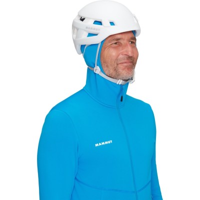 Jachetă de fleece MAMMUT Aconcagua Light ML Hooded glacier blue L foto