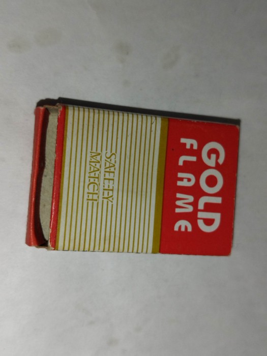 bnk div - Cutie de chibrituri - Pakistan - Gold Flame