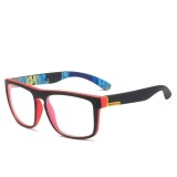 Cumpara ieftin Ochelari de soare cu lentila transparenta, SG003, Rosu
