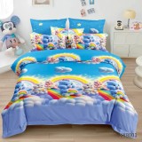 Cumpara ieftin Lenjerie de Pat Bumbac Finet, 1 Persoana , 4 Piese- KX8001