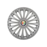 Cumpara ieftin Set 4 capace roti 16 inchi (R16) Dino Gri, Compatibile cu Alfa Romeo