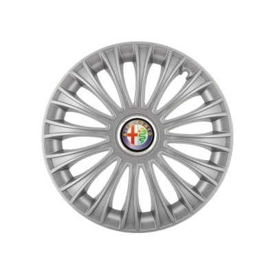 Set 4 capace roti 16 inchi (R16) Dino Gri, Compatibile cu Alfa Romeo foto