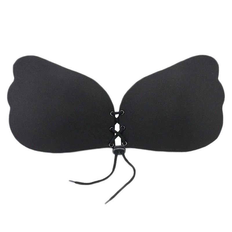 Sutien Push-Up cu snur, cupa B, Negru, General | Okazii.ro