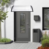 Copertina Vordach 120x100cm negru/transparent [en.casa] HausGarden Leisure, [en.casa]