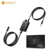 Cablu convertor audio digital optic SPDIF toslink la semnal analog jack 3.5mm AUX, DAC 192kHz