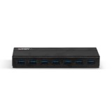 Charging Hub Lindy 7 Port USB 3.1, negru, &quot;LY-43228&quot; (timbru verde 0.18 lei)