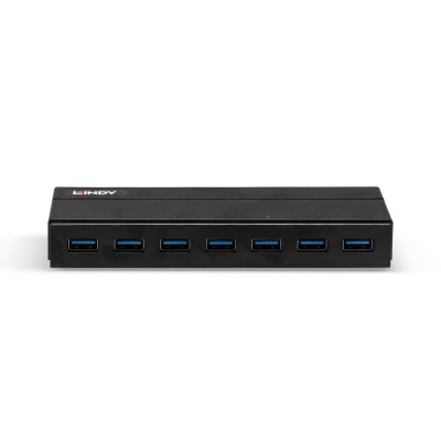 Charging Hub Lindy 7 Port USB 3.1, negru, &amp;quot;LY-43228&amp;quot; (timbru verde 0.18 lei) foto