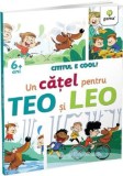 Cumpara ieftin Un catel pentru Teo si Leo. Cititul e cool. 6+ ani/***