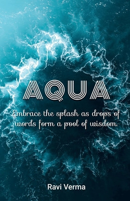 Aqua: Embrace the splash as drops of words form a pool of wisdom foto