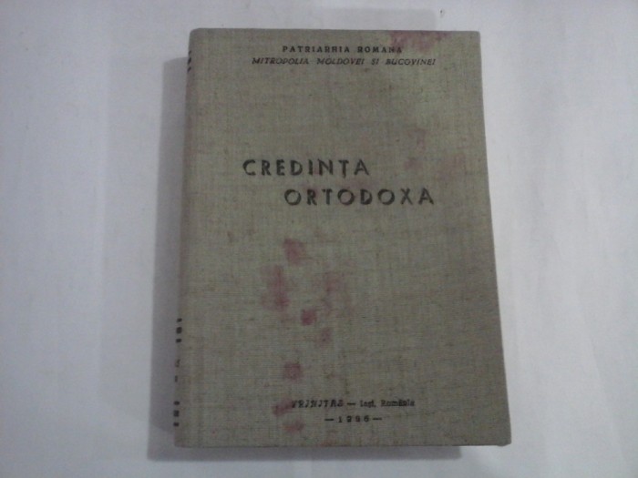 CREDINTA ORTODOXA - 1996
