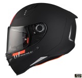 Casca integrala pentru scuter - motocicleta MT Revenge 2 S A1 negru mat &ndash; omologare noua ECE 22.06 &ndash; tip viziera: MT-V-14B M (57/58cm)