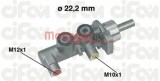 Pompa centrala, frana OPEL CORSA C (F08, F68) (2000 - 2009) METZGER 202-380